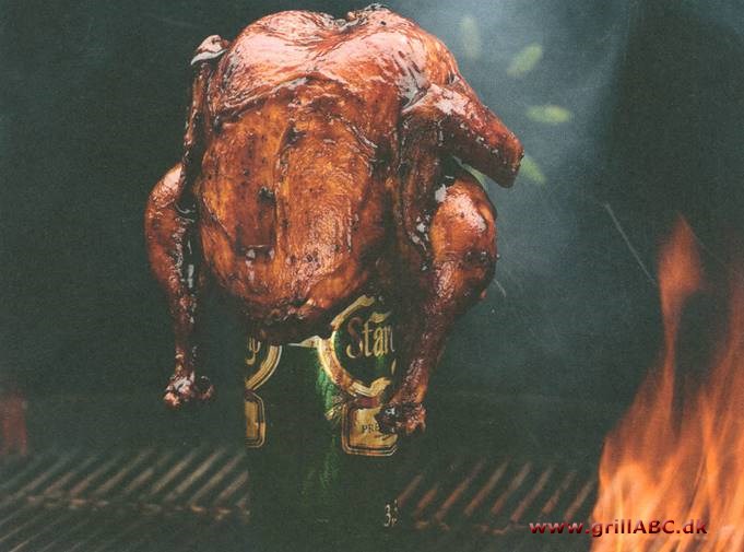 Beer-can chicken
