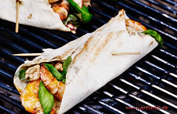 Wraps grillede