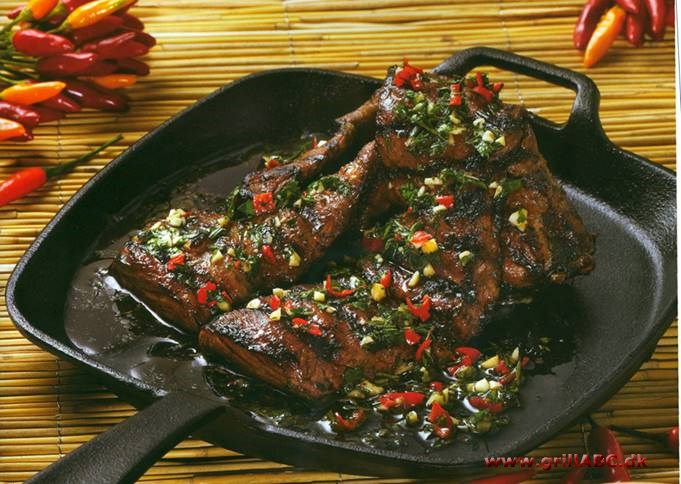 Skirt steak Chimichurri