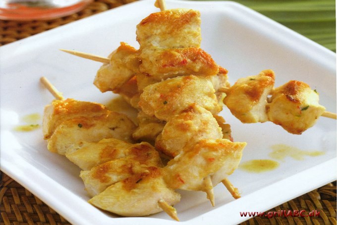 Grillspid kyllingesatay