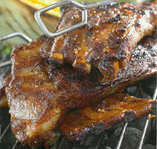 Spareribs med kinesisk barbecue-sauce