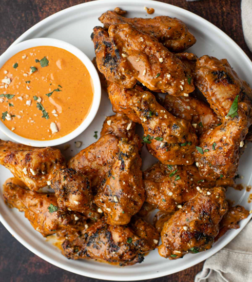 Grillede hotwings