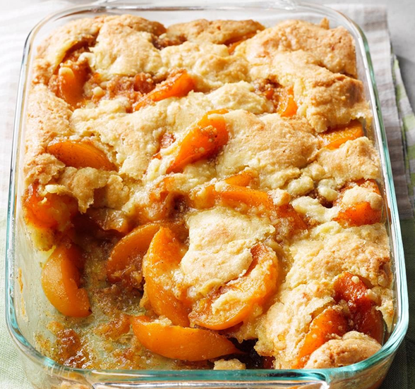 Texas peach cobbler